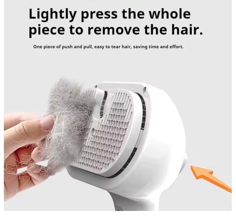 Steam Pet Grooming Brush