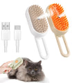 Steam Deshedding Pet Brush