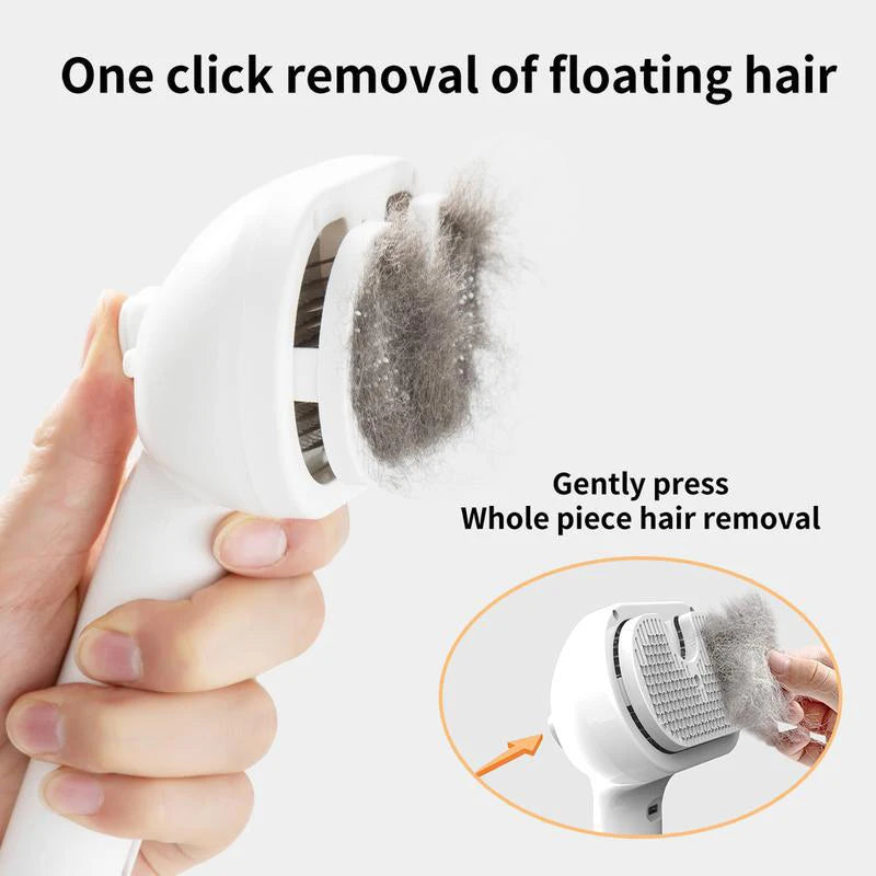 Steam Pet Grooming Brush
