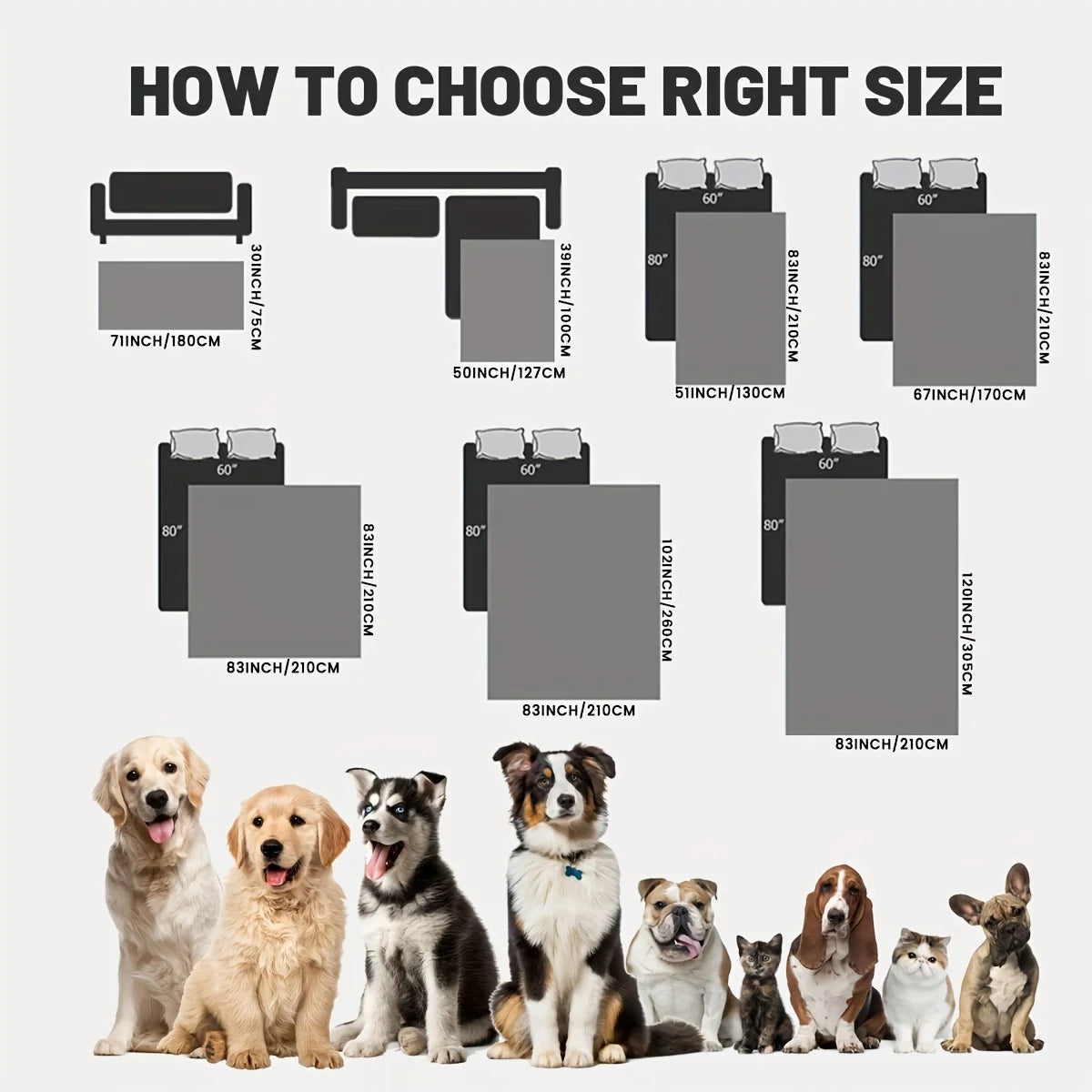 Waterproof Pet Bed Cover