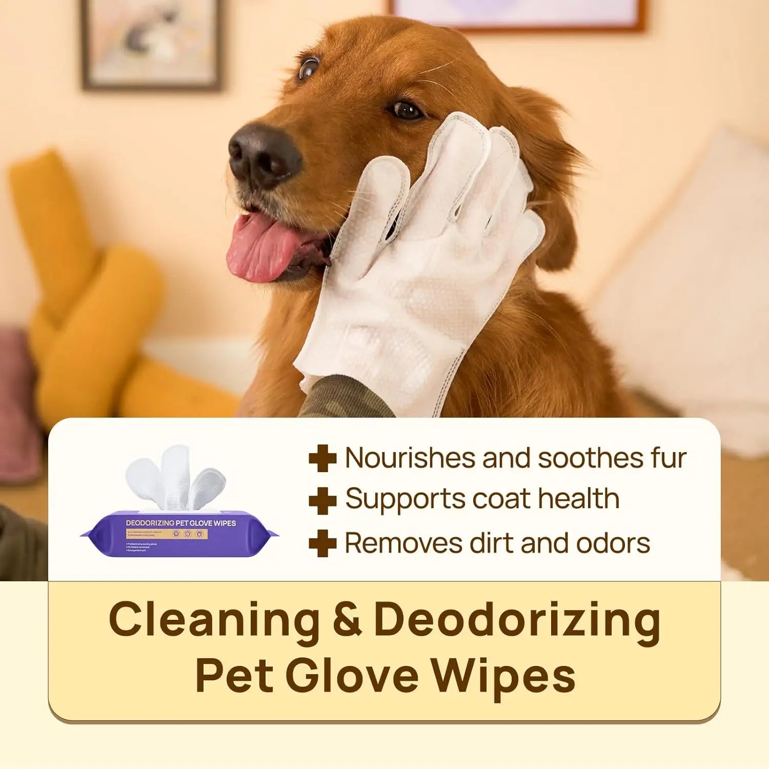Pet Deodorizing Bathing Wipes